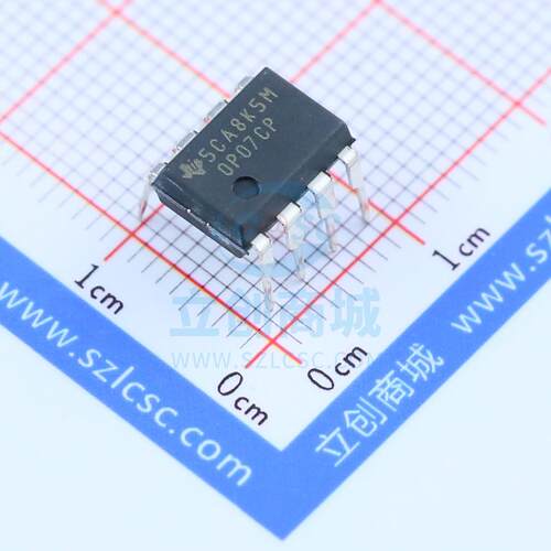 精密运放 OP07CP DIP-8 TI 全新原装进口