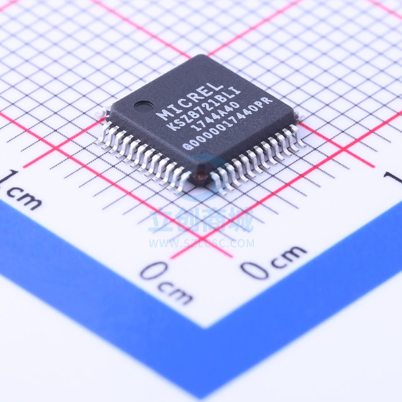 以太网芯片 KSZ8721BLI LQFP-48_7x7x05P MICROCHIP(美国微芯)