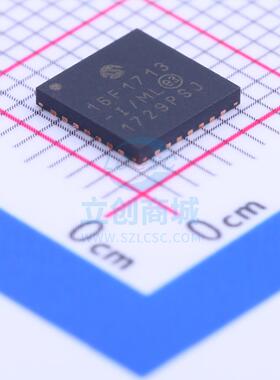单片机(MCU/MPU/SOC) PIC16F1713-I/ML QFN-28 MIC 全新原装进口