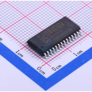 单片机(MCU/MPU/SOC) STC15W4K16S4-30I-SOP28 SOP-28 全新原装进