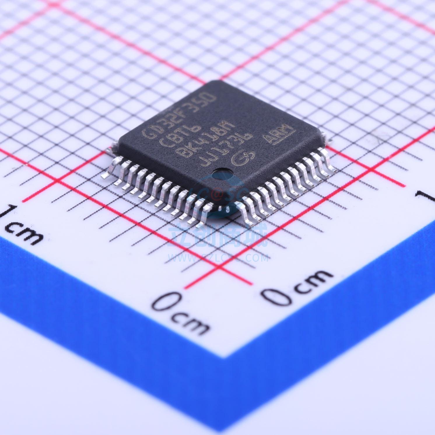 单片机(MCU/MPU/SOC) GD32F350CBT6 LQFP-48_7x7x05P GigaDevice(