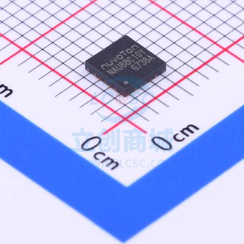 音频接口芯片 NAU88C10YG QFN-20 NUVOTON(新唐)