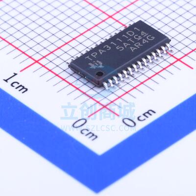音频功率放大器 TPA3111D1PWPR HTSSOP-28 TI 全新原装进口