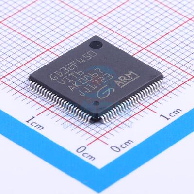 单片机(MCU/MPU/SOC) GD32F450VIT6 LQFP-100_14x14x05P 全新原装