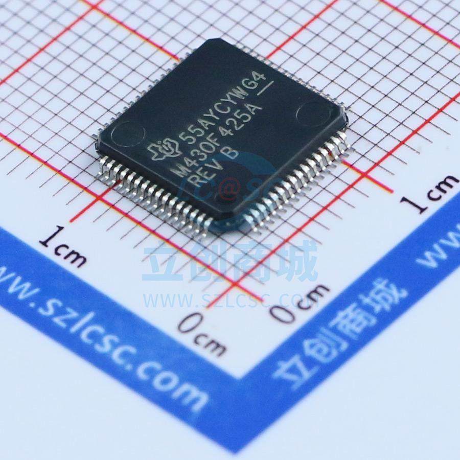 单片机 MSP430F425AIPMR LQFP-64_10x10x05P TI 全新原装进口
