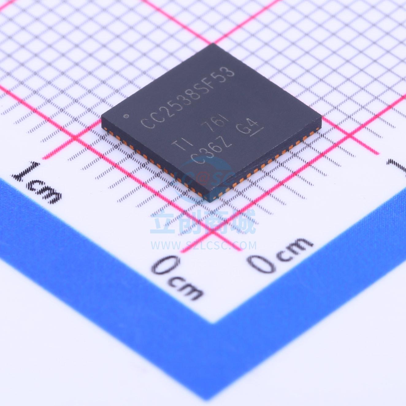 无线收发芯片 CC2538SF53RTQT QFN-56(8x8) TI 全新原装进口