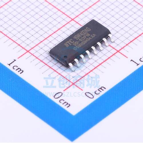 单片机(MCU/MPU/SOC) STC15W402AS-35I-SOP16 SOP-16_150mil 全新