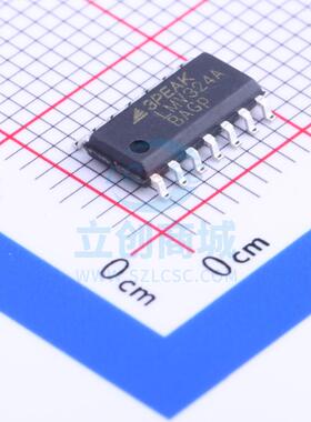 运算放大器 LMV324A-SR SOIC-14_150mil 3PEAK