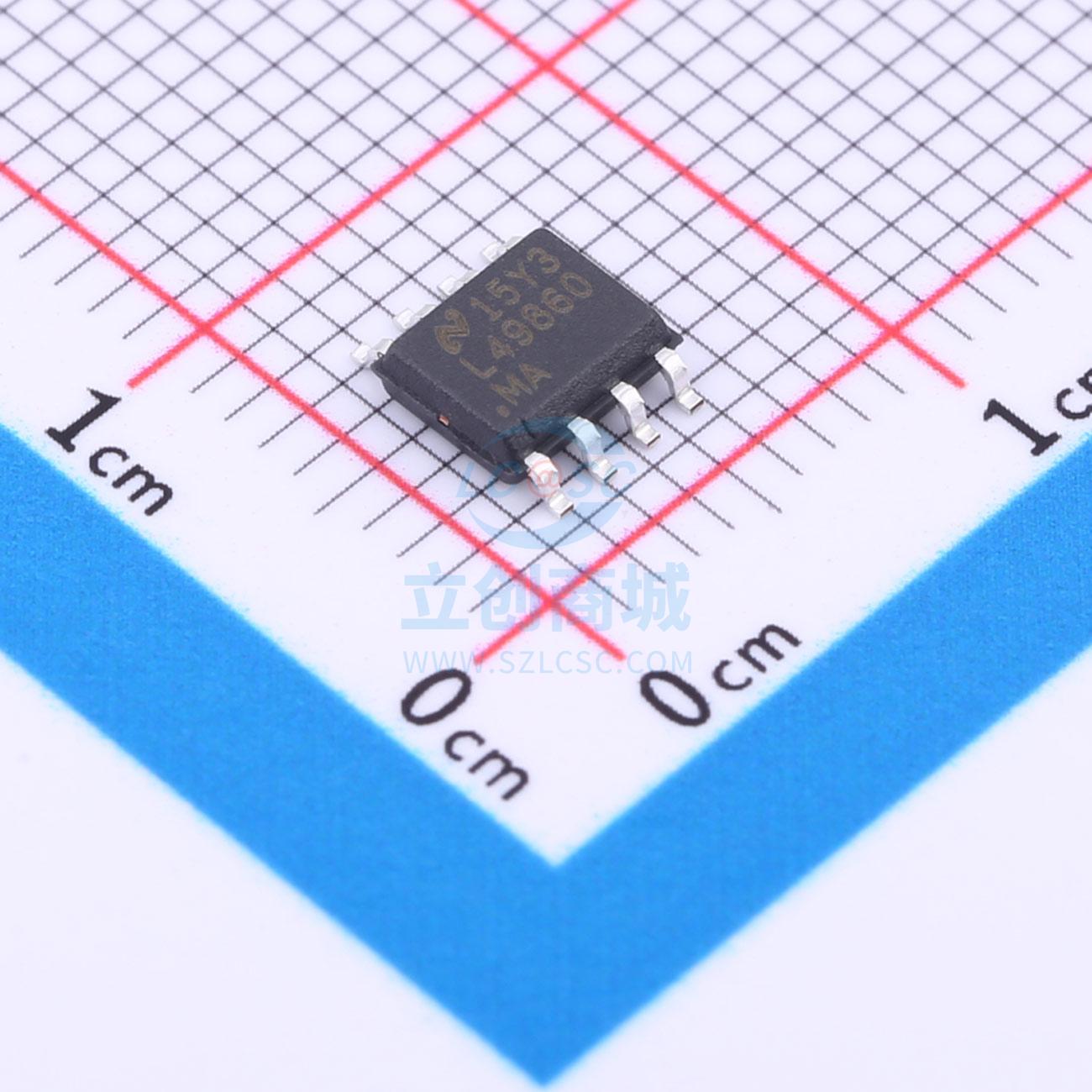 音频功率放大器 LME49860MAX/NOPB SOIC-8 TI 全新原装正品