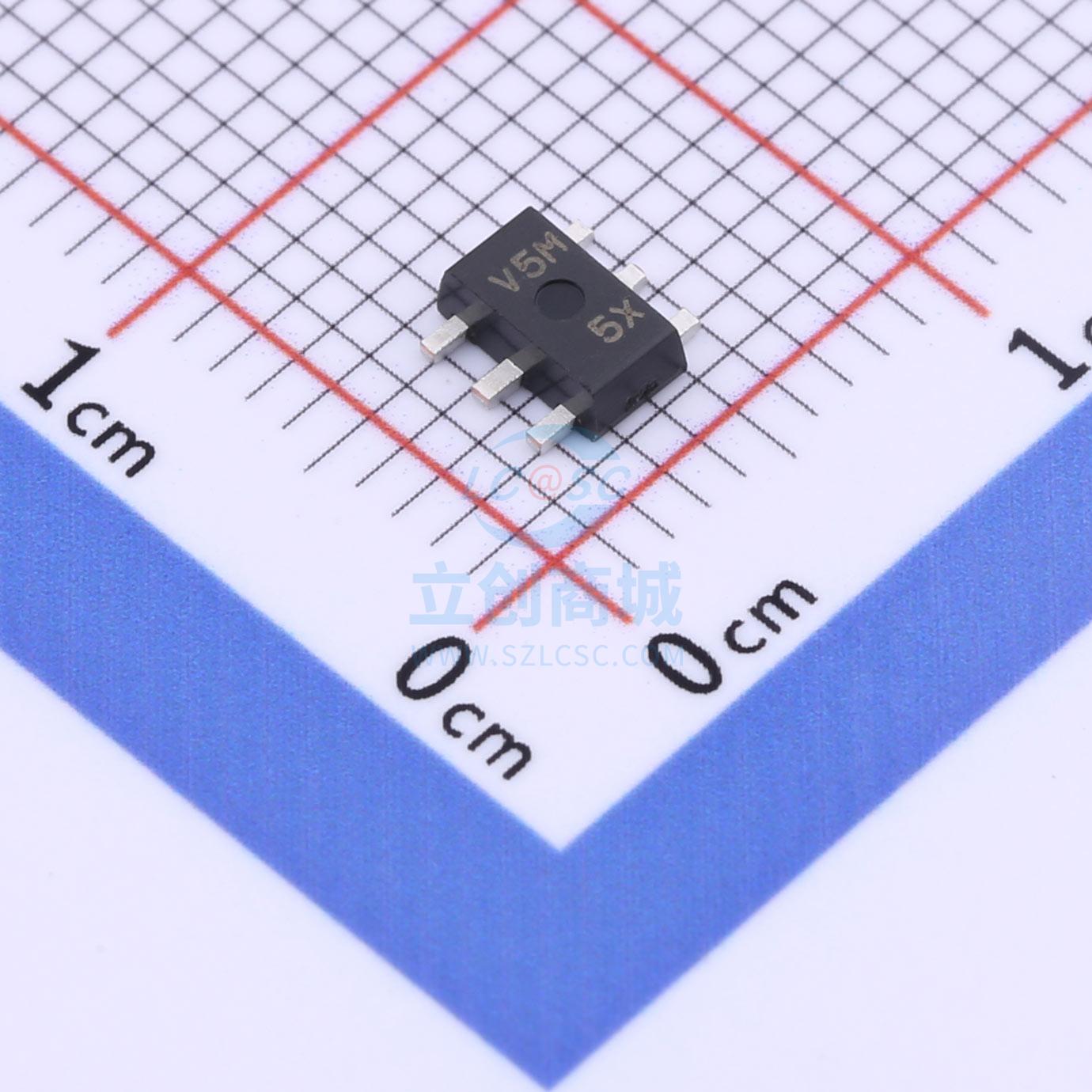 线性稳压器(LDO) XC6702D501PR-G SOT-89-5 TOREX(特瑞仕)