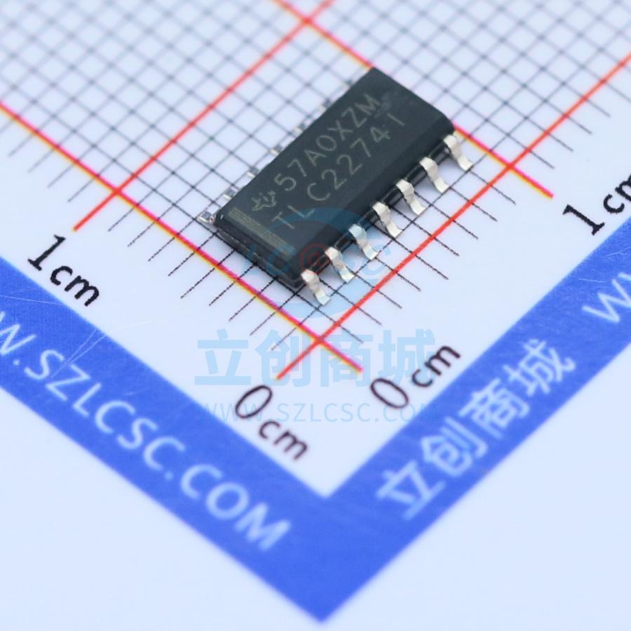 运算放大器 TLC2274IDR SOIC-14_150mil TI 全新原装正品