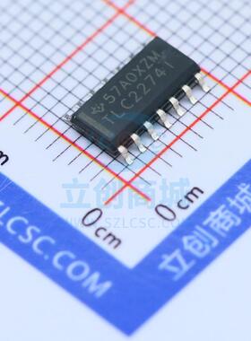 运算放大器 TLC2274IDR SOIC-14_150mil TI 全新原装正品