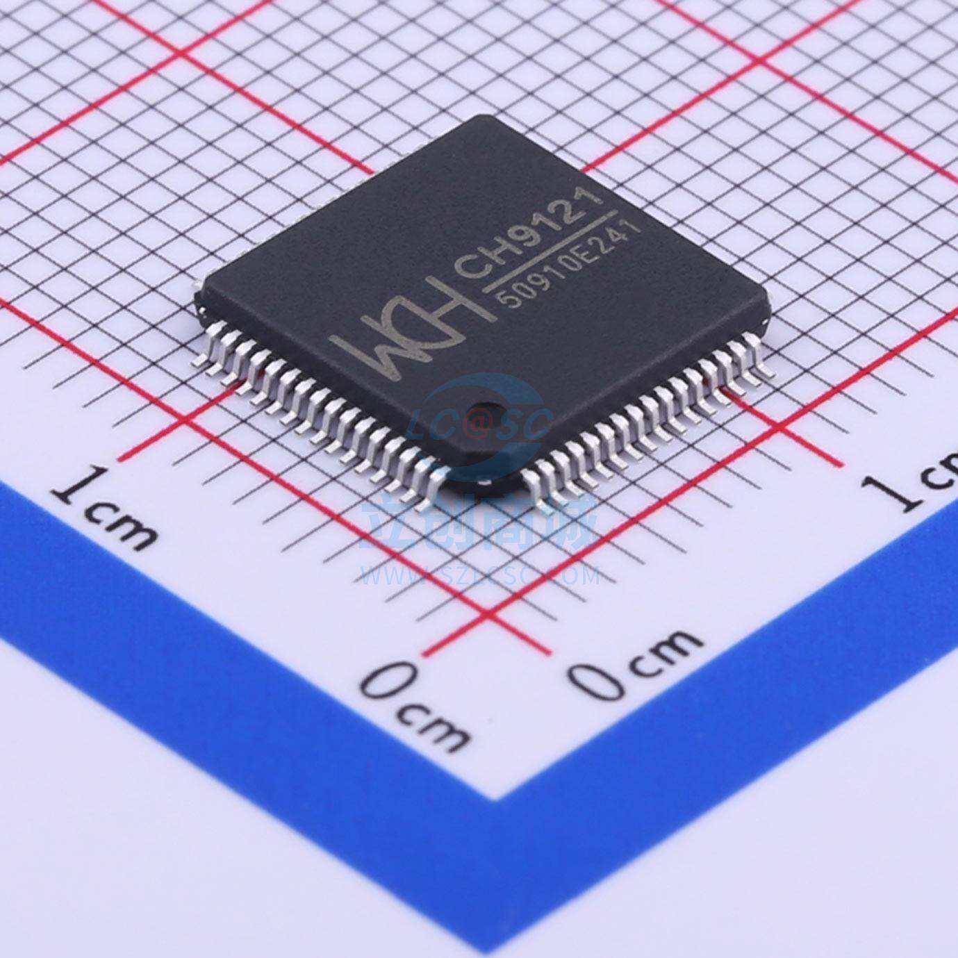 以太网芯片 CH9121 LQFP-64_10x10x05P WCH(南京沁恒)