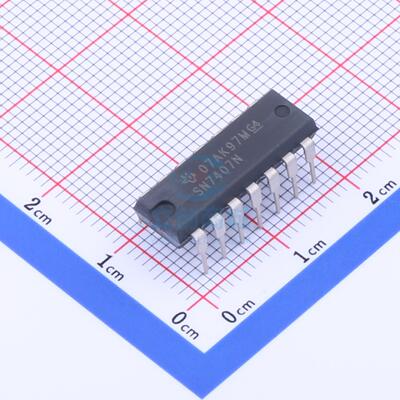 缓冲器/驱动器 SN7407N PDIP-14 TI 全新原装进口