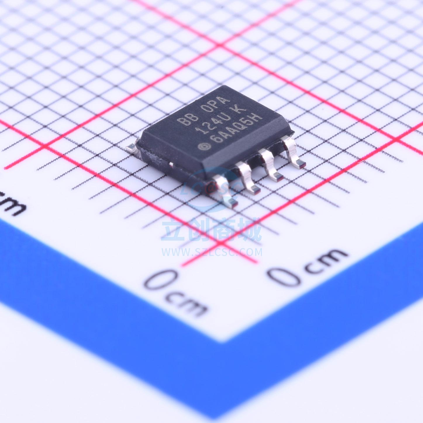 精密运放 OPA124U SOIC-8_150mil TI 全新原装进口