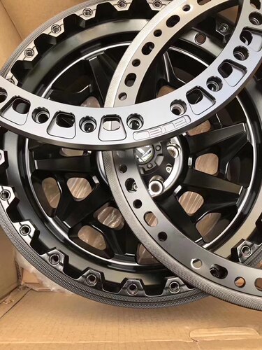 FUEL防脱轮毂压盘定制防脱圈牧马人坦克300防脱圈配件锻造压盘