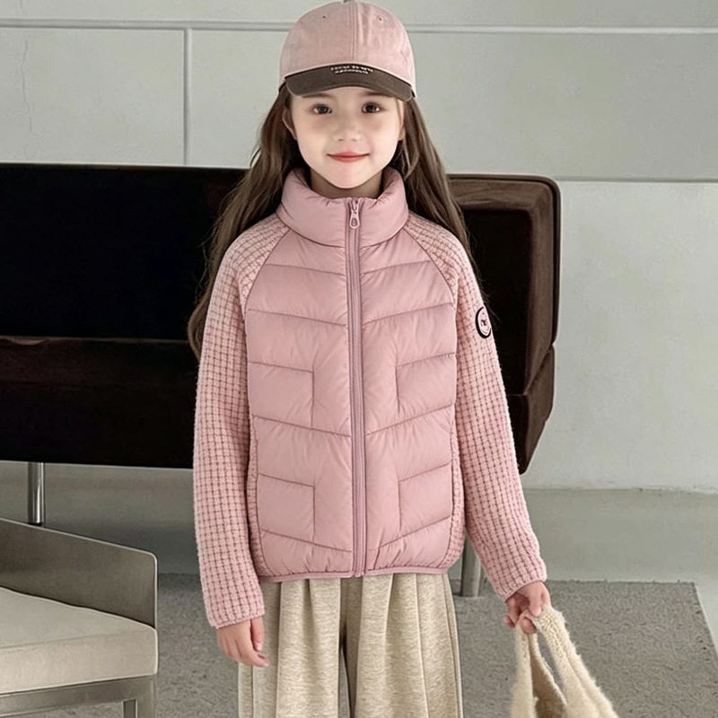 2026新款校服神器儿童羽绒服男女童装内外双穿保暖立领羽绒外套