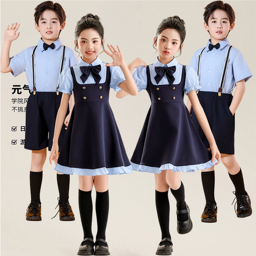 幼儿园毕业班服小学生朗诵合唱服