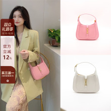 真皮法式腋下包jackie1961包单肩包法棍包手提斜跨包mini女包复古