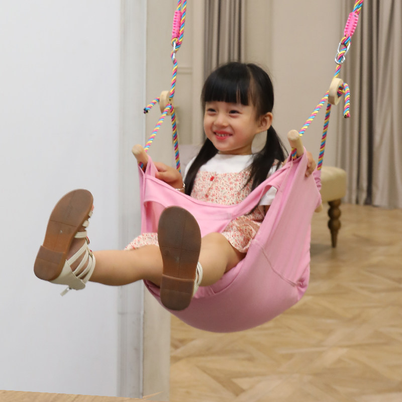 极速小孩子童秋千家用绳子婴幼儿室内摇篮宝宝户外荡秋千椅子座椅