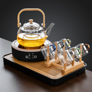蒸煮泡茶烧水壶家用养生壶煮茶炉玻璃煮茶壶 电陶炉煮茶器2024新款