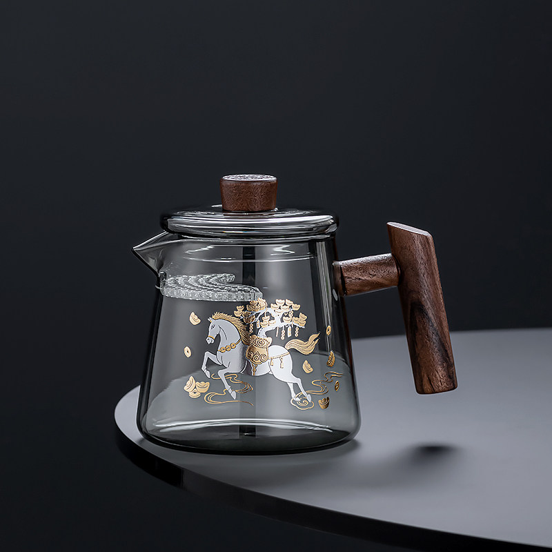 马上有钱玻璃茶壶泡茶加厚耐热耐高温侧把壶功夫茶壶单壶2026新款,餐饮具,茶壶,淘宝优惠券,粉丝福利购,淘宝优惠卷