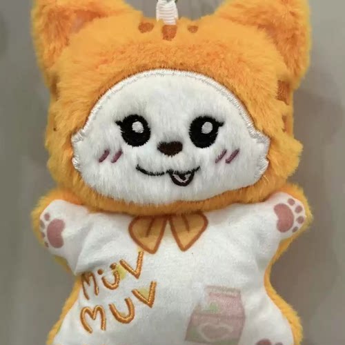 新品上新明星muvmuv属性15cm豆袋裸娃可爱公仔同人生日公仔玩偶