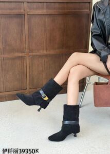 伊纤丽气质女鞋2026秋冬新款时尚尖头高跟鞋细跟单鞋浅口百搭休闲