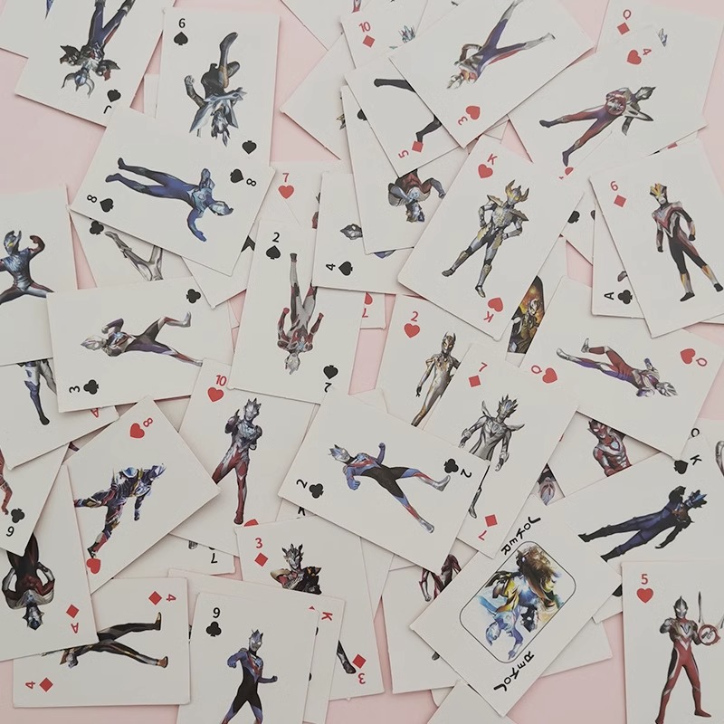 奥特曼迷你扑克牌儿童益智休闲娱乐 游戏竞技奥特曼卡片扑克牌