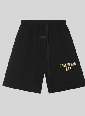 FOG ESSENTIALS美式小众高街潮牌夏季宽松纯棉短裤男情侣五分裤子