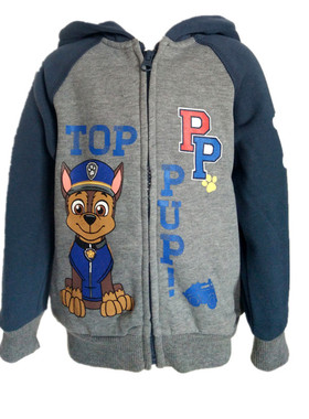 断码处理高品质y单男童阿奇汪汪狗印花春秋加绒外套连帽休闲卫衣