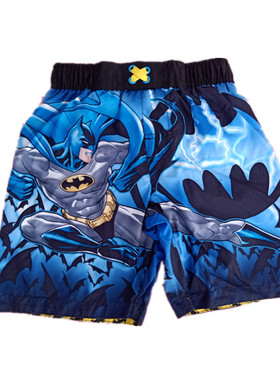 Y单男童速干短裤蝙蝠侠米奇鼠狗狗队夏季沙滩游泳玩水裤子