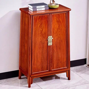 红木圆角柜刺猬紫文件柜大果紫檀书房缅甸花梨木万历柜储物收纳柜
