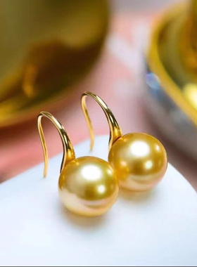 12-13mm金色高跟鞋耳钩ESB402