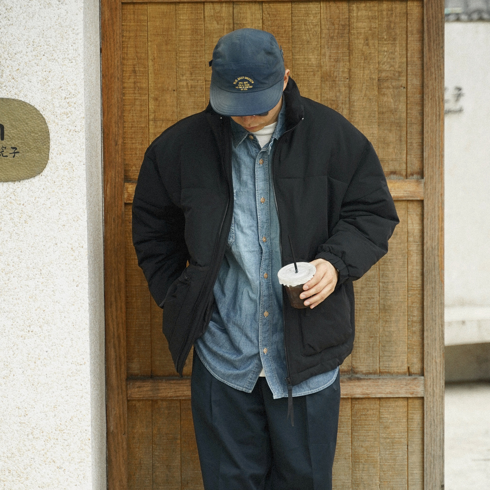 rebirth加厚秋冬口袋棉服