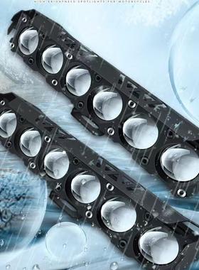 电动车超亮外置大灯摩托车LED灯泡电瓶射灯电单车灯12v48伏60v72v