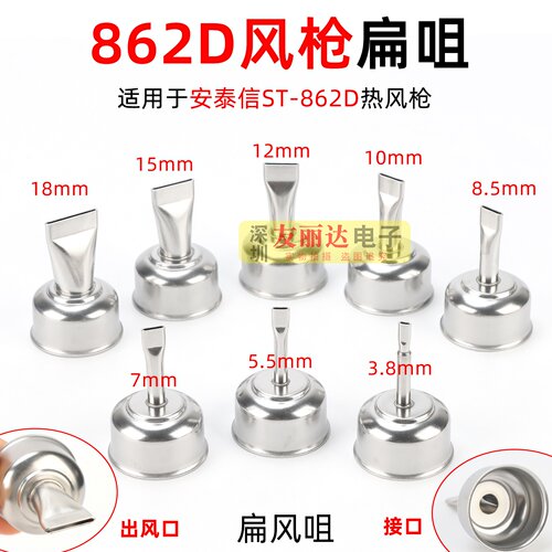 适用安泰信ST-862D热风枪扁风咀