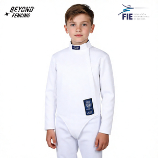 BEYOND新款击剑服冰丝透气保护服FIE800N成人儿童三件套击剑装备