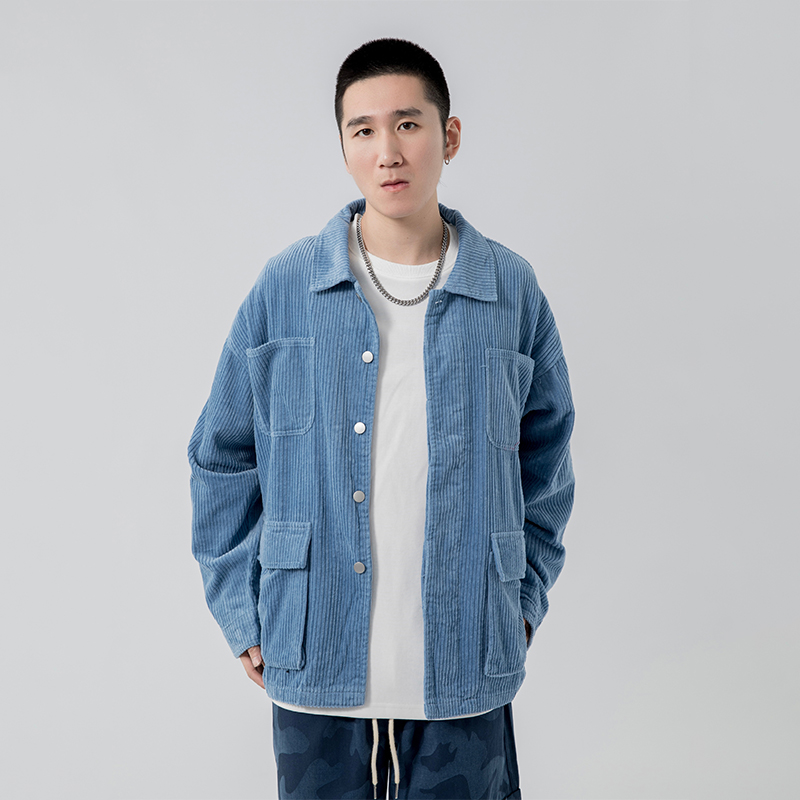 烦恼的octopusl工装灯芯绒夹克