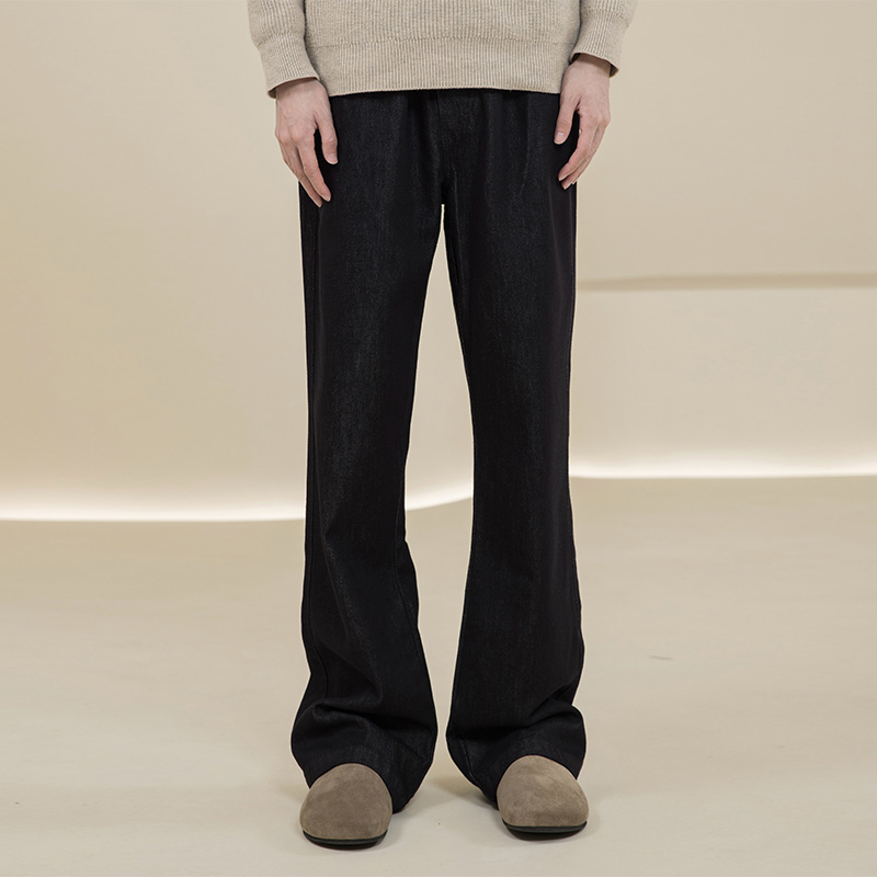 烦恼的Octopusl原牛微喇牛仔裤男