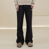 简约通勤百搭垂感长裤 原牛微喇直筒牛仔裤 子男 Octopusl春季 烦恼
