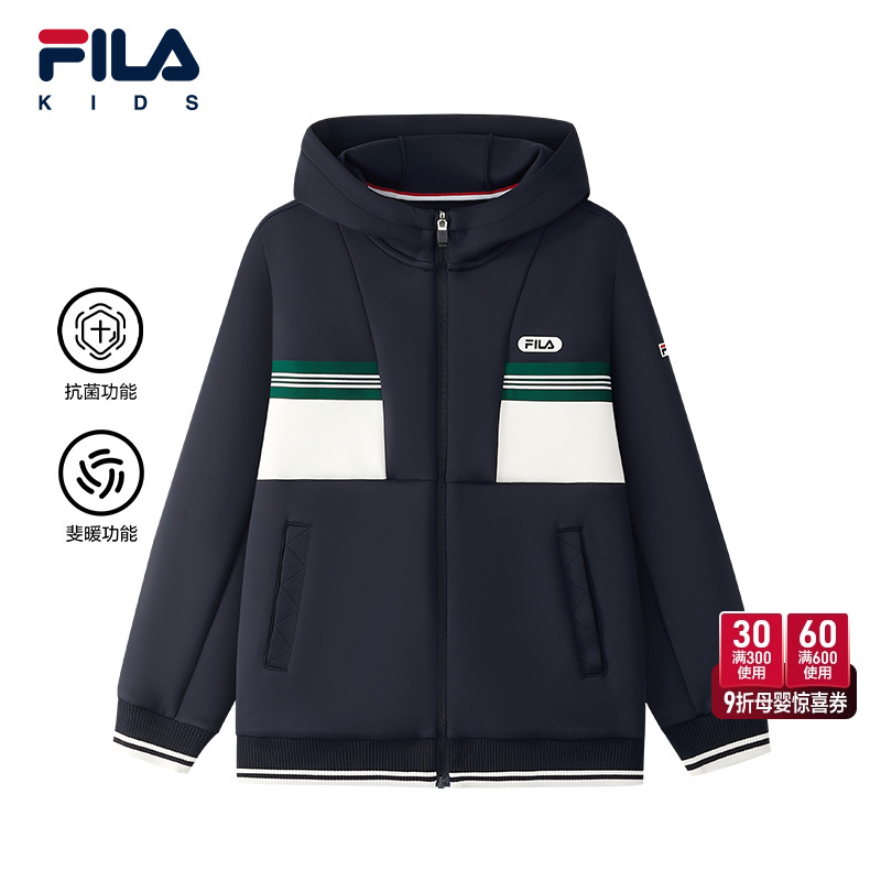 FILA斐乐男中大童针织上衣