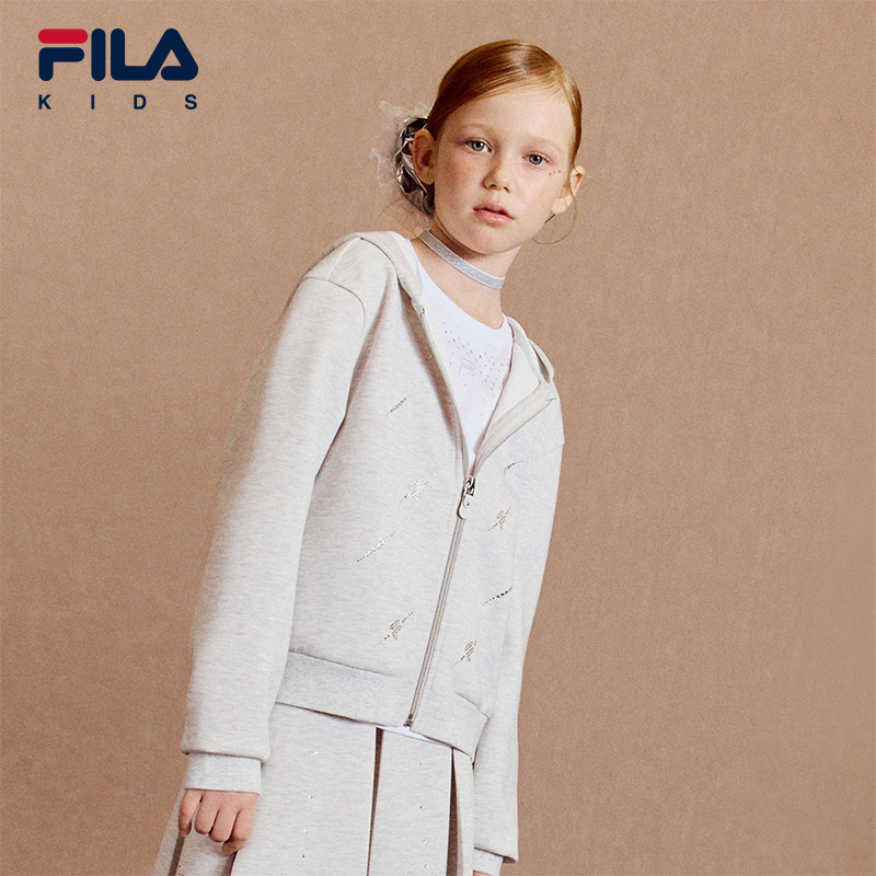 FILA斐乐女中大童针织上衣