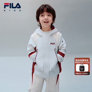 【抗菌功能】FILA斐乐儿童童装棉服2026年春季新款男童小童两件套