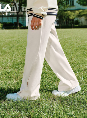 FILA X HARVARD哈佛联名童装裤子2025年秋季新款女童中大童休闲裤