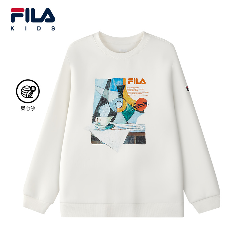 FILA斐乐中大童针织套头衫