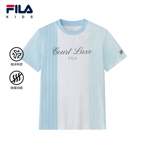 FILA斐乐男童针织短袖衫
