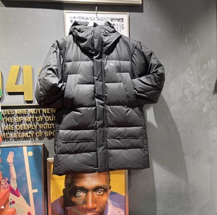 PUMA彪马新款冬季男子羽绒服加厚保暖连帽中长款鸭绒外套684117