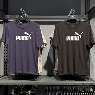 PUMA彪马夏季 男女同款 运动基础百搭休闲风印花短袖 T恤688958 新款