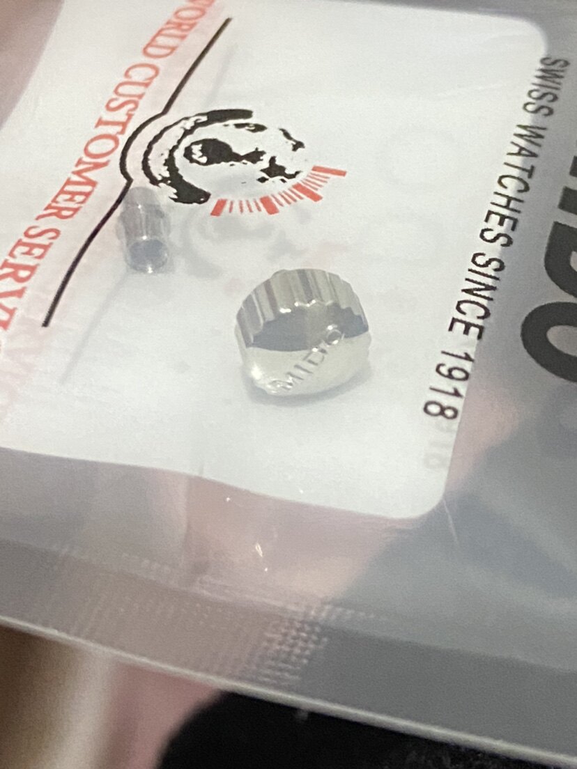 旺角适配美度把头舵手M005431A把头表把表冠把杆配件图片